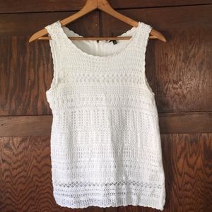 Talbots Lace Top
